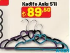 KADİFE ASKI 5'Lİ KADİFE ASKI 5'Lİ